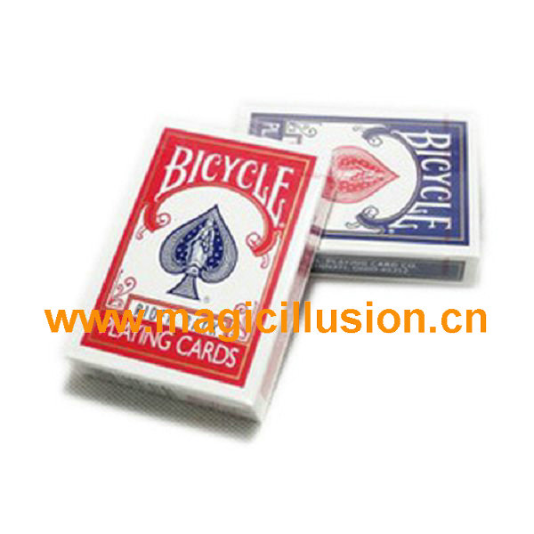 Magic bicycle playing card